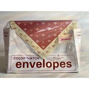 New Never Opened Pkg 16 Vintage Sangamon Envelopes Country Design Woolworth